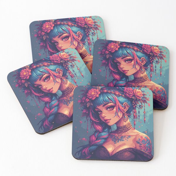 Item preview, Retro Beautiful Girl designed and sold by pexoboy.