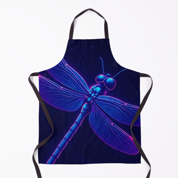 Item preview, Neon Dragonfly Vaporwave Cyber Insect Art designed and sold by GolabMagic.