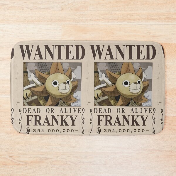 Item preview, Franky Wanted Poster designed and sold by The Anime Guild.