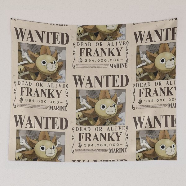 Item preview, Franky Wanted Poster designed and sold by The Anime Guild.