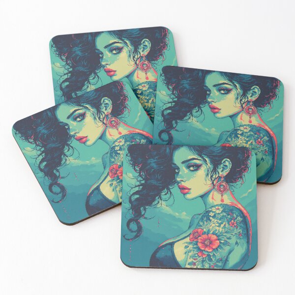 Item preview, Retro Beautiful Girl designed and sold by pexoboy.