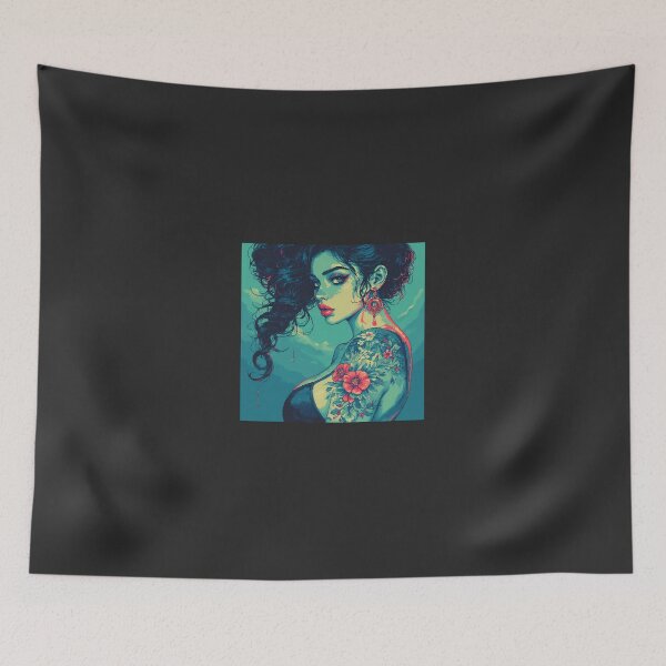 Item preview, Retro Beautiful Girl designed and sold by pexoboy.