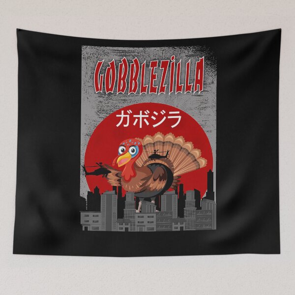 Item preview, Gobblezilla Quote Funny Retro Thanksgiving Style Happy Humor designed and sold by nguyenconguan80.