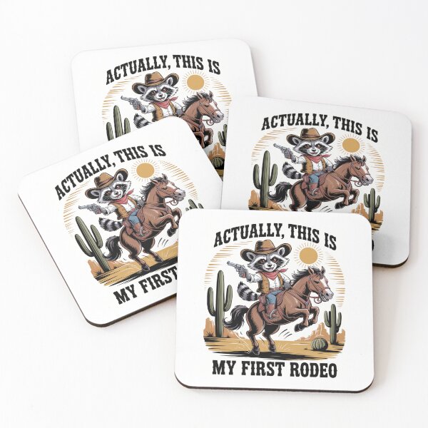 Item preview, Western Cowboy Raccoon designed and sold by JonGogue.