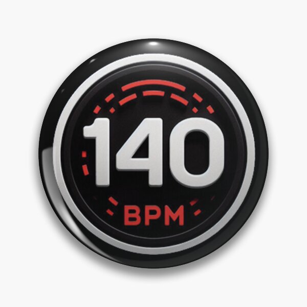 Item preview, 140 BPM Circular Logo - DJ Techno Rave Vibes designed and sold by 140bpmmusic.