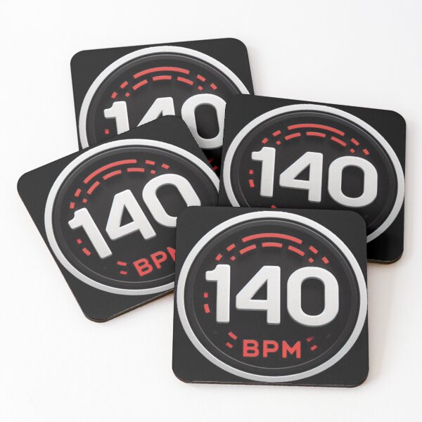 Item preview, 140 BPM Circular Logo - DJ Techno Rave Vibes designed and sold by 140bpmmusic.