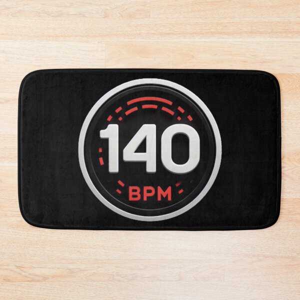 Item preview, 140 BPM Circular Logo - DJ Techno Rave Vibes designed and sold by 140bpmmusic.