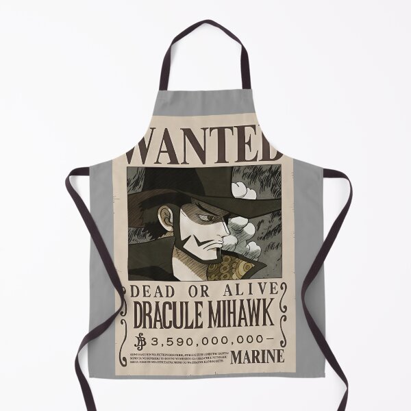 Item preview, Dracule Mihawk Wanted Poster designed and sold by The Anime Guild.
