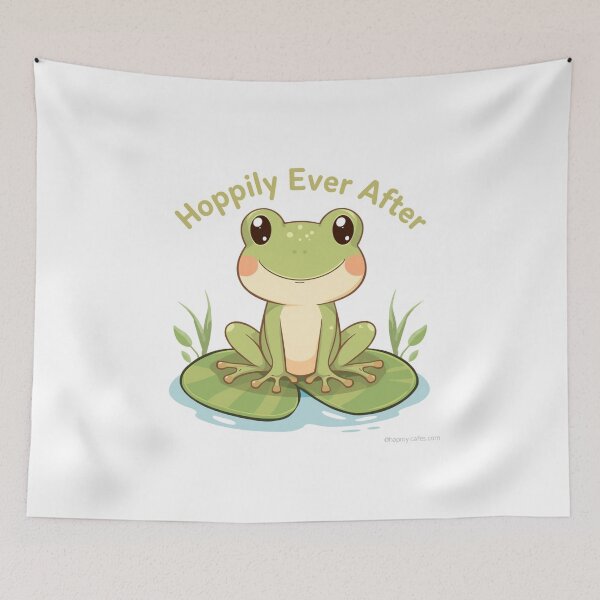Item preview, Frog – “Hoppily Ever After” designed and sold by The-Dreamy-Zoo.