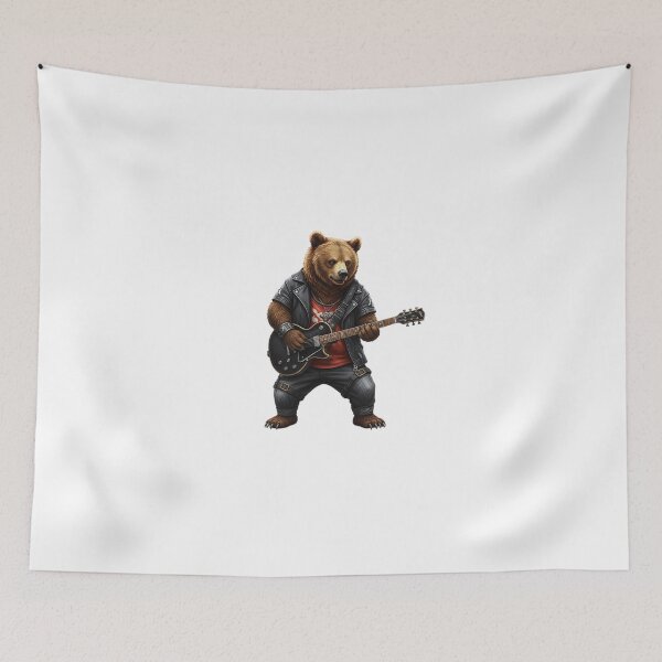 Item preview, funny, animal rock star, rockmusic, Rock the world, love the nature, My Dear Friends, Merry Christmas, Music Lover Gift, Animal Harmony designed and sold by chipmuckdesignn.