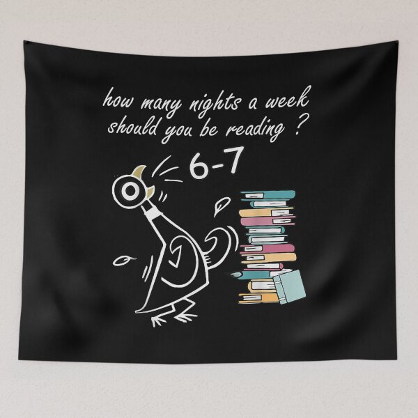 Item preview, How Many Nights A Week Should You Be Reading 6-7 designed and sold by TylerRoseStorey.