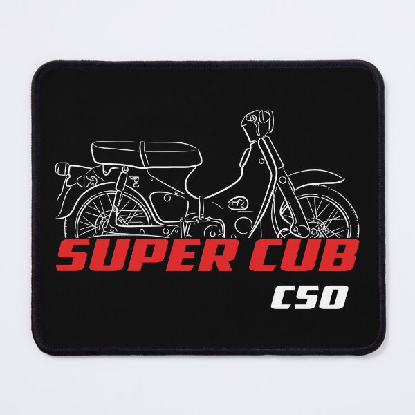 Item preview, Honda Super Cub C50 1966-1980 for bikers, Motorcycle designed and sold by ThrottleArts.