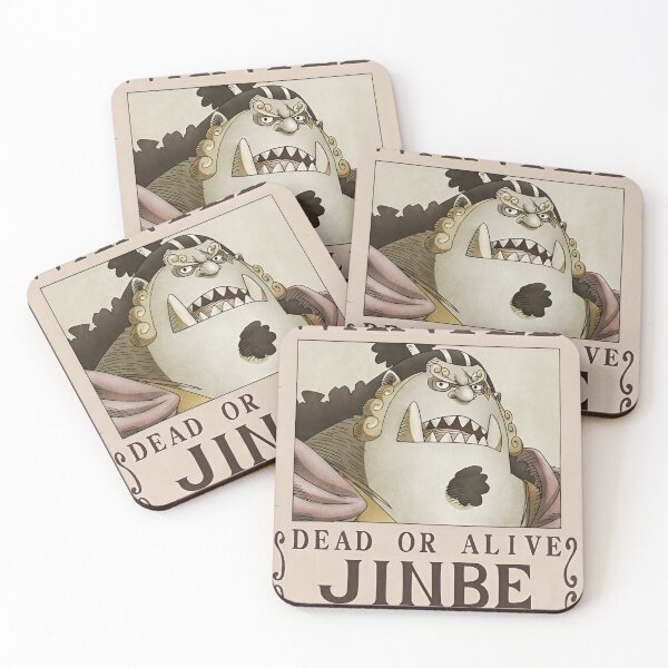 Item preview, Jinbe Wanted Poster designed and sold by The Anime Guild.
