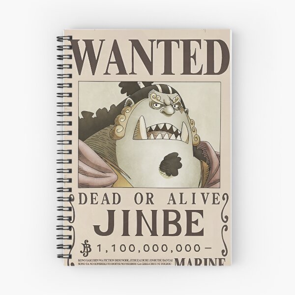 Item preview, Jinbe Wanted Poster designed and sold by The Anime Guild.