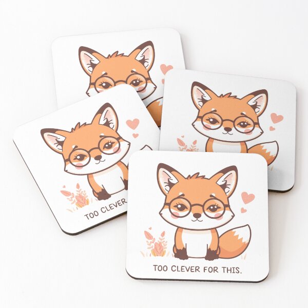 Item preview, Fox – “Too Clever For This” designed and sold by The-Dreamy-Zoo.