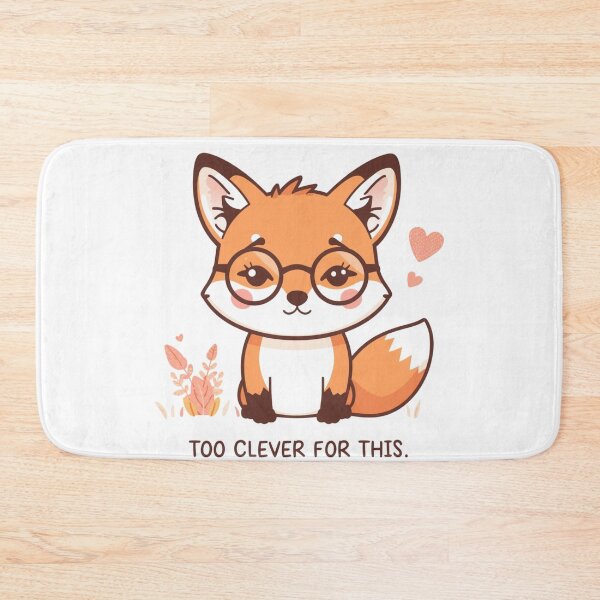 Item preview, Fox – “Too Clever For This” designed and sold by The-Dreamy-Zoo.