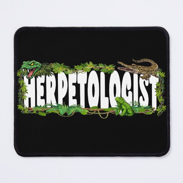 Item preview, HERPETOLOGIST reptile lover reptile keeper lizards and snakes reptile zoo terrarium tropical designed and sold by Jt41.