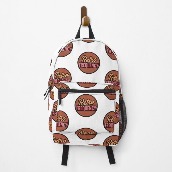 Item preview, Retro Frequency – Neon Brickwave Badge designed and sold by |TRSSHOP|.