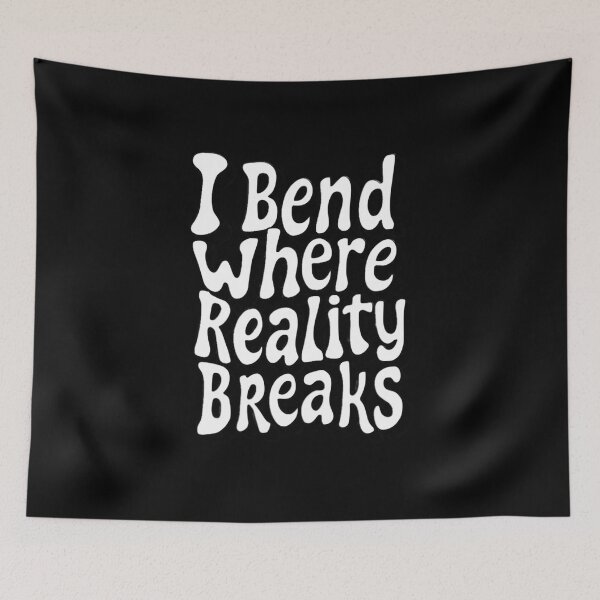 Item preview, “Waves of Reality – Distorted Typographic Art” designed and sold by INSOMNIAC101.