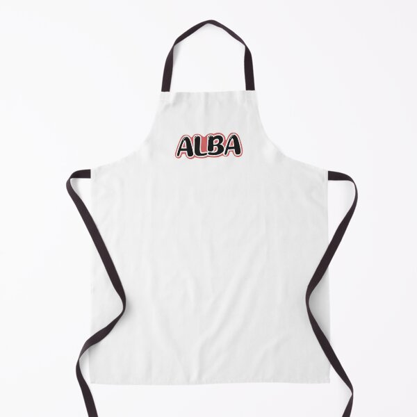 Item preview, Alba (first name) pink background designed and sold by CreatiSabi.
