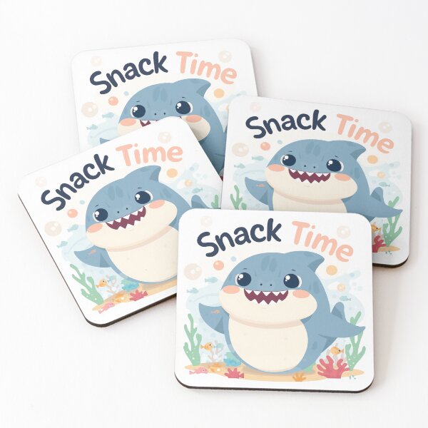 Item preview, Shark – “Snack Time!” designed and sold by The-Dreamy-Zoo.