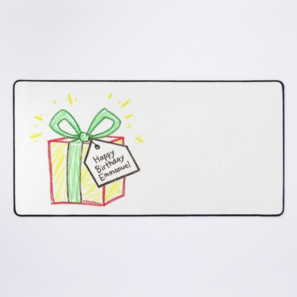 Item preview, Christmas 2025 Doodle Collection digital - Happy Birthday Emmanuel designed and sold by The Storyteller.