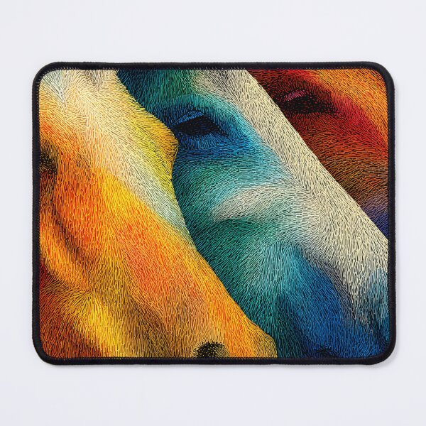 Item preview, Abstract Horses in Vibrant Colors with Dynamic Motion designed and sold by daila70.