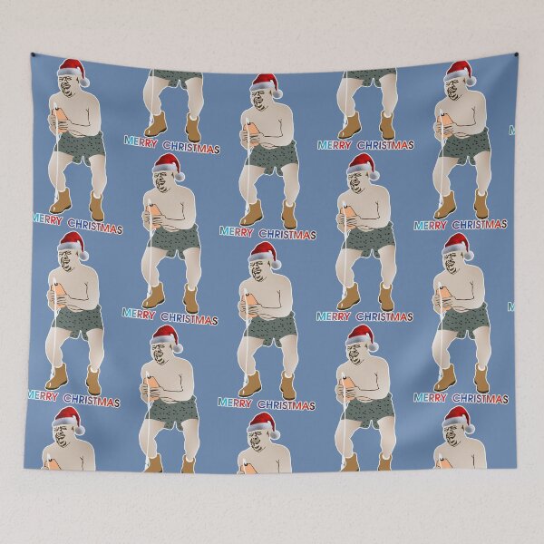 Item preview, Ashy Larry Merry Christmas illustration designed and sold by ZooStateofMind.