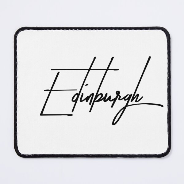 Item preview, Edinburgh – Moody Aesthetic Travel Typography Design designed and sold by ReggieDior.