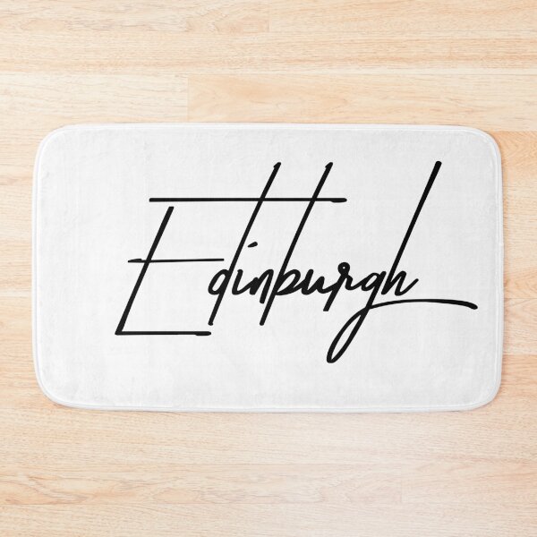 Item preview, Edinburgh – Moody Aesthetic Travel Typography Design designed and sold by ReggieDior.