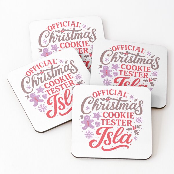 Item preview, Christmas Gift for Isla – Official Cookie Tester designed and sold by Meandmyshop.
