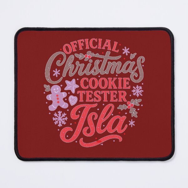 Item preview, Christmas Gift for Isla – Official Cookie Tester designed and sold by Meandmyshop.