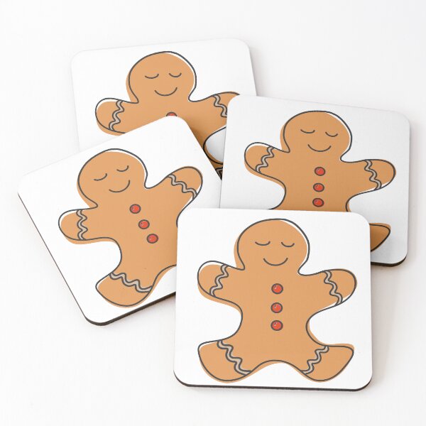 Item preview, Minimal Gingerbread man Line Drawing Art designed and sold by OhNoNotAgain42.