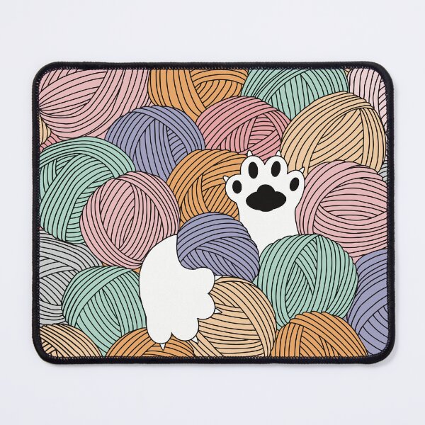 Item preview, kitty buried in a bundle of wool  designed and sold by Dalbongju.