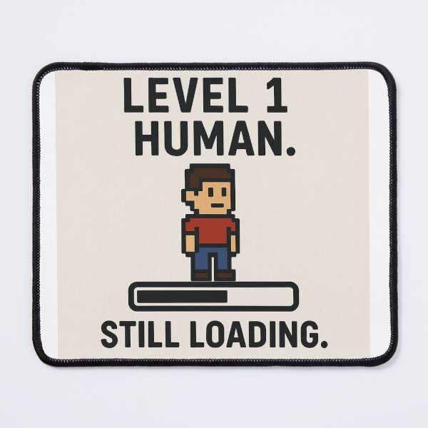 Item preview, Pixel Human Level Loading Design designed and sold by HiteshArt111.