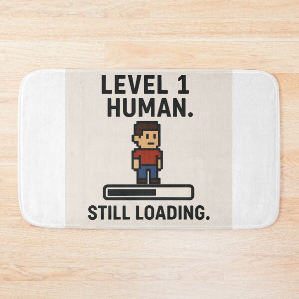 Item preview, Pixel Human Level Loading Design designed and sold by HiteshArt111.