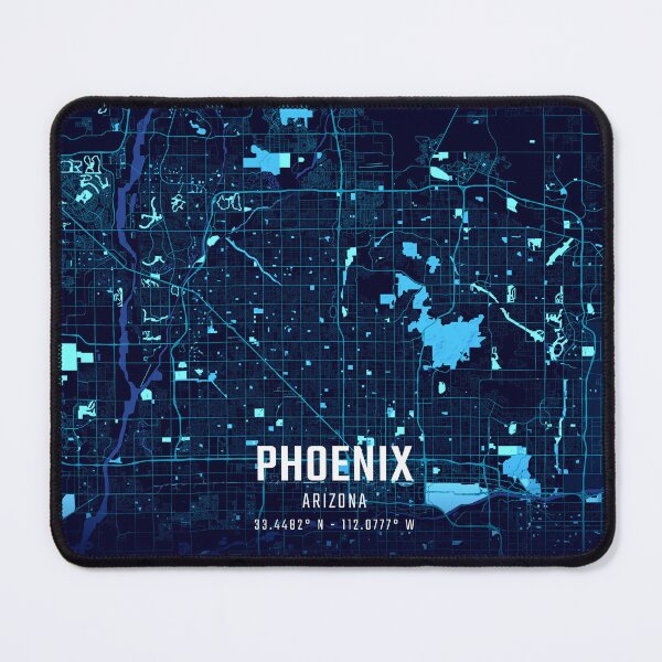 Item preview, Phoenix Midnight City Map designed and sold by HomeLivingCo.