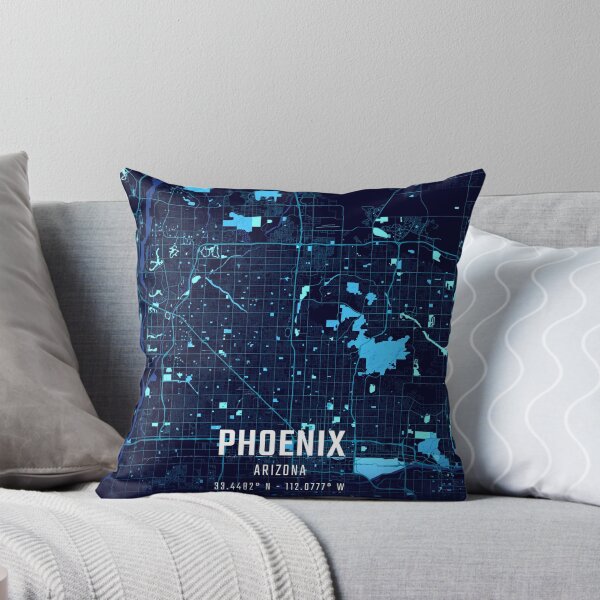 Item preview, Phoenix Midnight City Map designed and sold by HomeLivingCo.