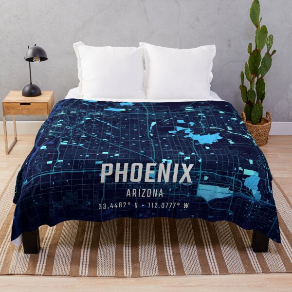Item preview, Phoenix Midnight City Map designed and sold by HomeLivingCo.