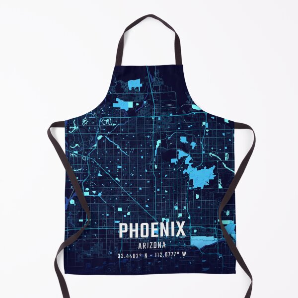 Item preview, Phoenix Midnight City Map designed and sold by HomeLivingCo.