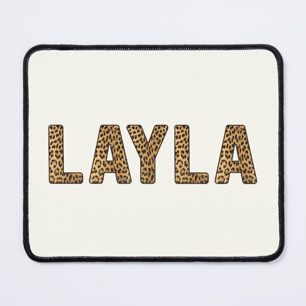 Item preview, Layla Name Leopard Print designed and sold by Jeallan Designs.