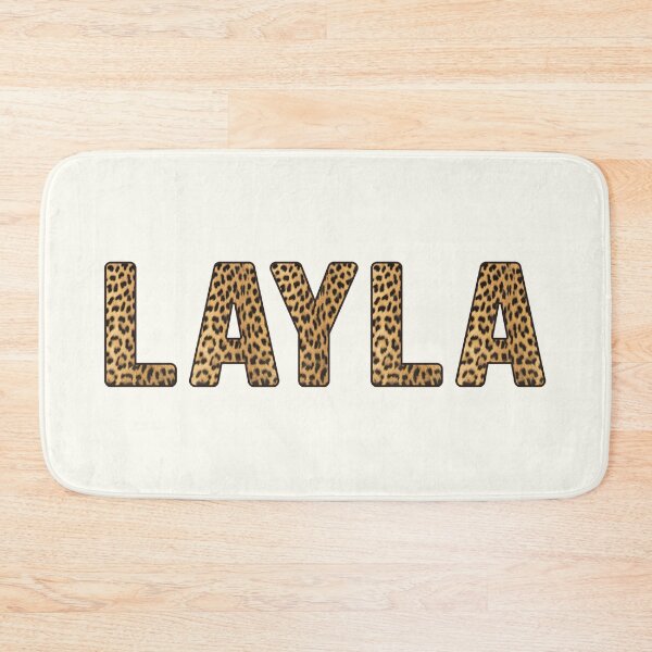 Item preview, Layla Name Leopard Print designed and sold by Jeallan Designs.