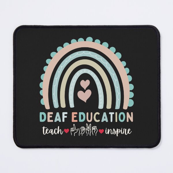 Item preview, Deaf Education Rainbow – ASL Sign Language D/HH Teacher designed and sold by Pingestre.