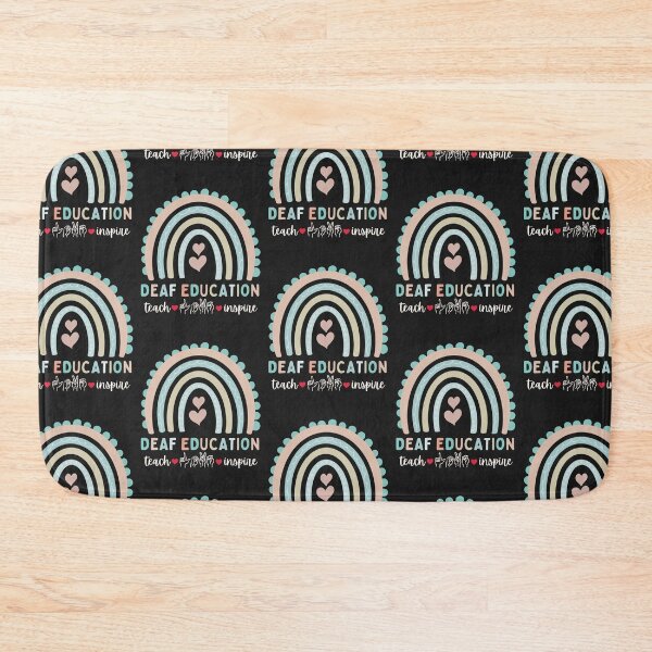 Item preview, Deaf Education Rainbow – ASL Sign Language D/HH Teacher designed and sold by Pingestre.