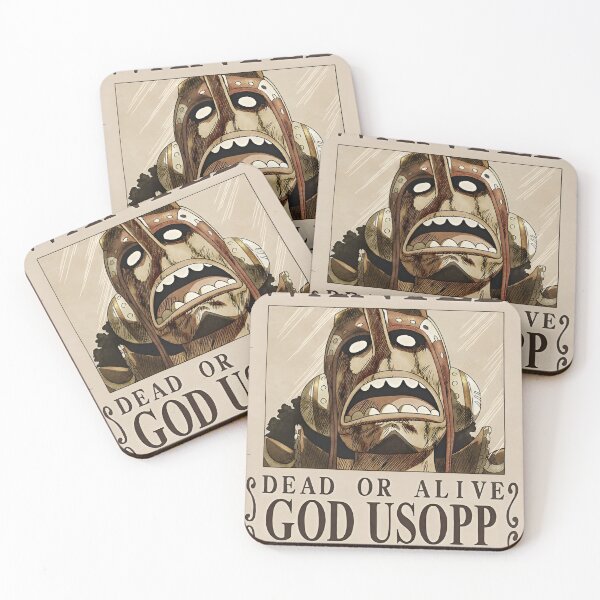 Item preview, God Usopp Wanted Poster designed and sold by The Anime Guild.
