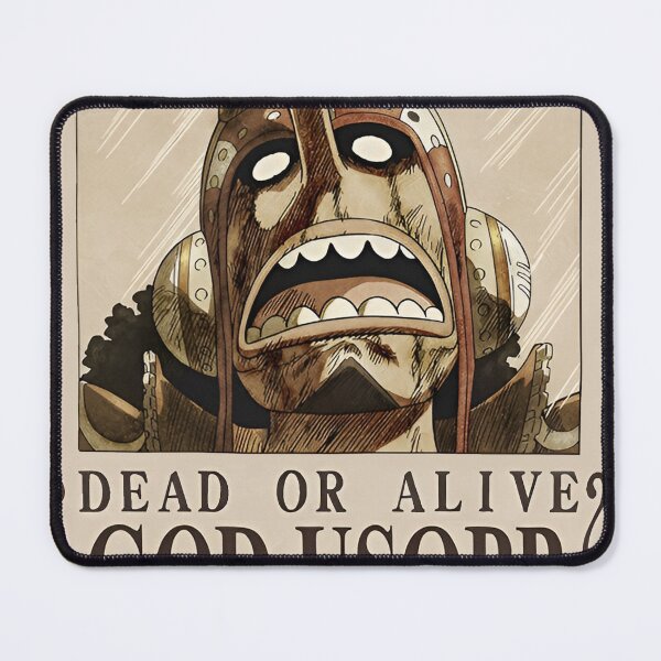 Item preview, God Usopp Wanted Poster designed and sold by The Anime Guild.