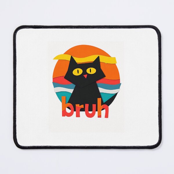 Item preview, Copy of bruh cat shirt for cat lovers designed and sold by zakibenj.