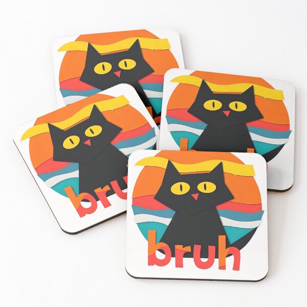 Item preview, Copy of bruh cat shirt for cat lovers  designed and sold by zakibenj.