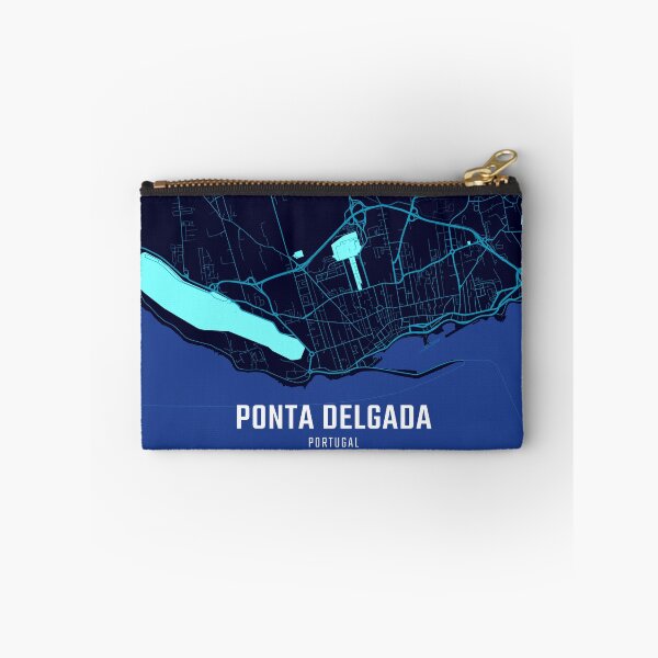 Item preview, Ponta Delgada Midnight City Map designed and sold by HomeLivingCo.