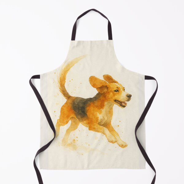 Item preview, Beagle OnThe Move Watercolour Style designed and sold by BadaBingBear.